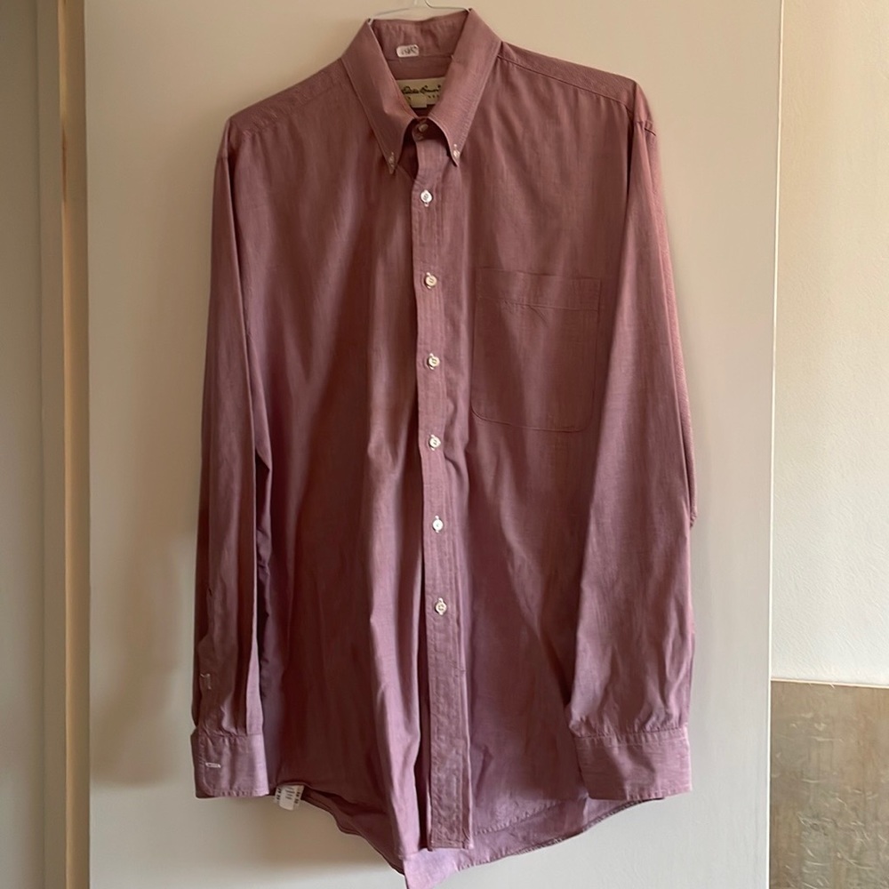 Eddie Bauer Men's Mauve Long Sleeve Shirt. Size 16 1/2 neck with 36/37" sleeves